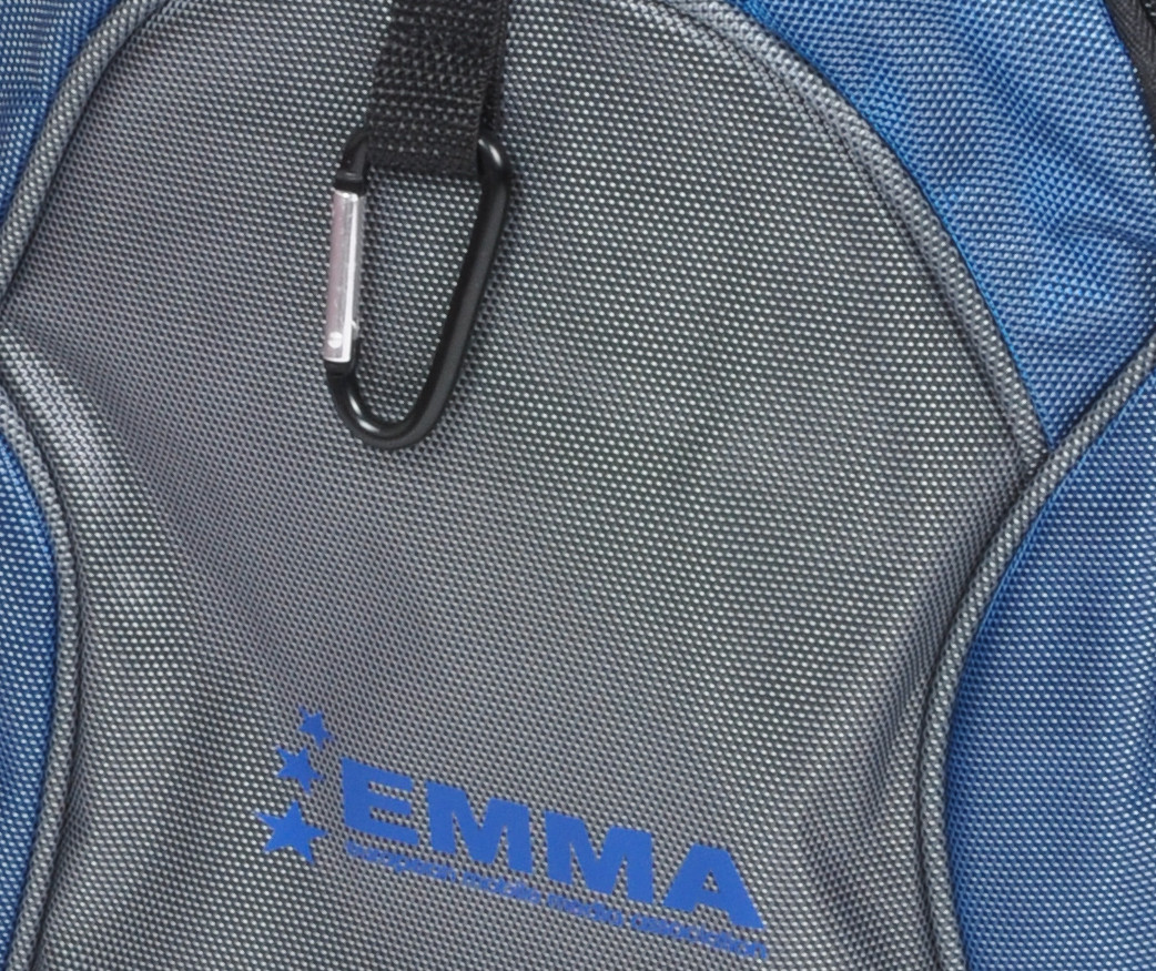 Emma & Chloe Vinyl Mini Backpack, Grey
